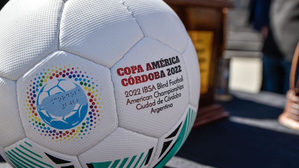 Un jujeño creó el logo de la Copa América de Fútbol para Ciegos
