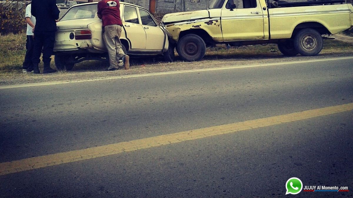 Choque en colectora de autopista 66 altura Palpalá