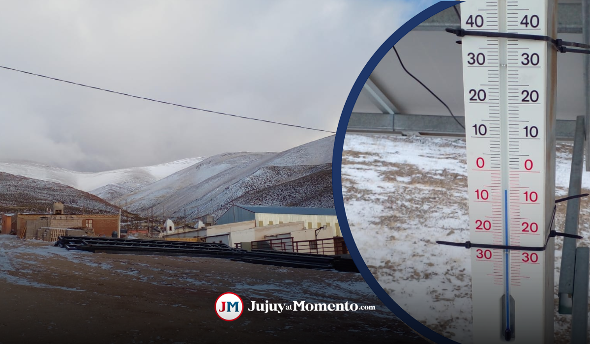 Temperaturas Bajo Cero Y Nevada En Olaroz