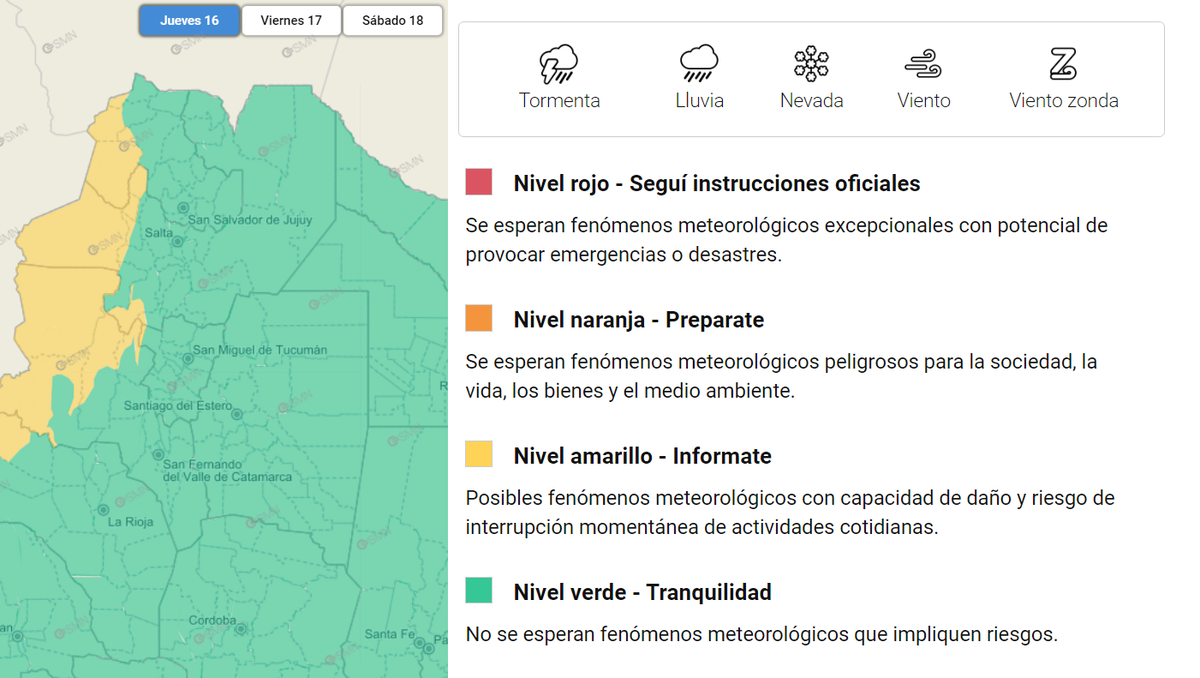 Alerta Amarilla Por Fuertes Vientos En La Puna Juje A