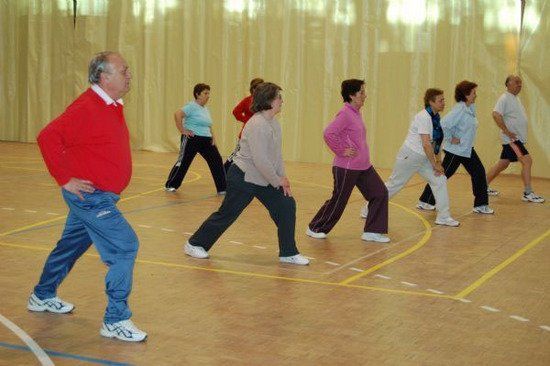 Actividad aerobica para adultos mayores