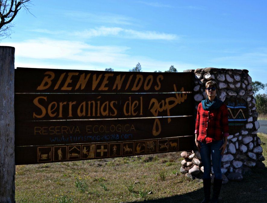 Las Serranías de Zapla, circundando la Mina 9 de Octubre