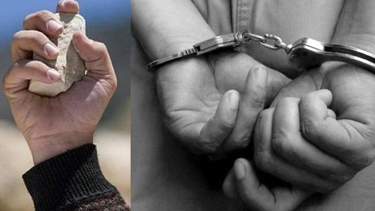 Dos detenidos por arrojar piedras contra policías | dos detenidos, operativo policial, B° Malvinas - Jujuy al Momento