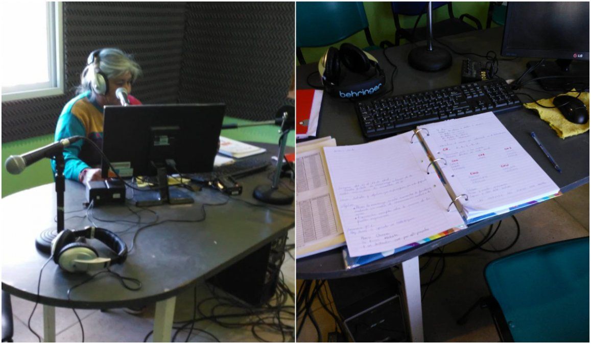 Sus alumnos no tienen internet y decidió usar la radio comunitaria para poder dar clases