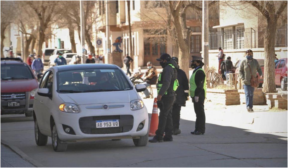 Control en la ciudad fronteriza. Foto: Municipalidad de La Quiaca