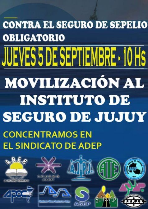 Marcha contra un negocio de la gestión Morales