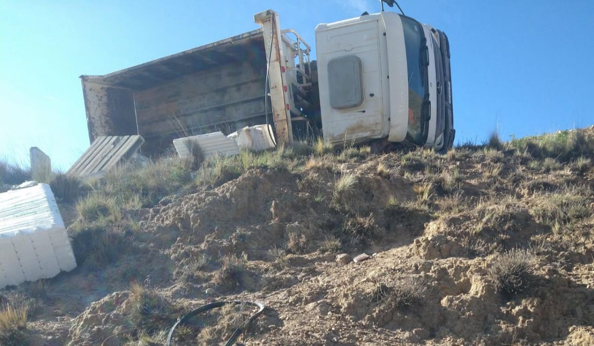 Foto: dos operarios de vialidad fallecieron en Santa Ana.