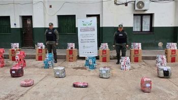 Secuestraron más de 43 kilos de marihuana y 4.200 atados de cigarrillos en Libertador