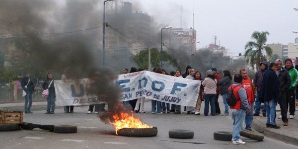 Lucha gremial: Fue una mañana de caos en la ciudad