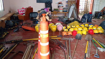 Desalojaron al Cuartel de Bomberos Voluntarios de Alto Comedero
