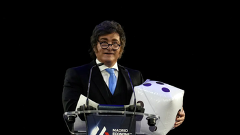 Javier Milei en España, apuntó contra las 