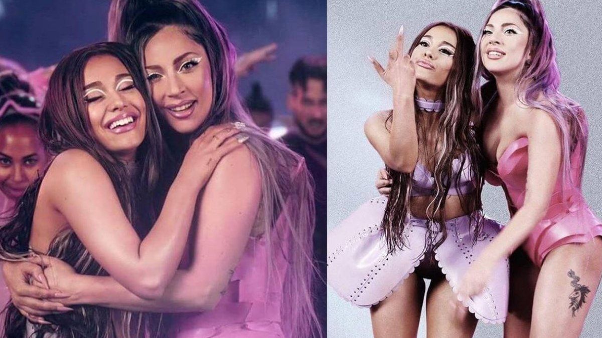 Lady Gaga y Ariana Grande impactan con el maquillaje en su ...