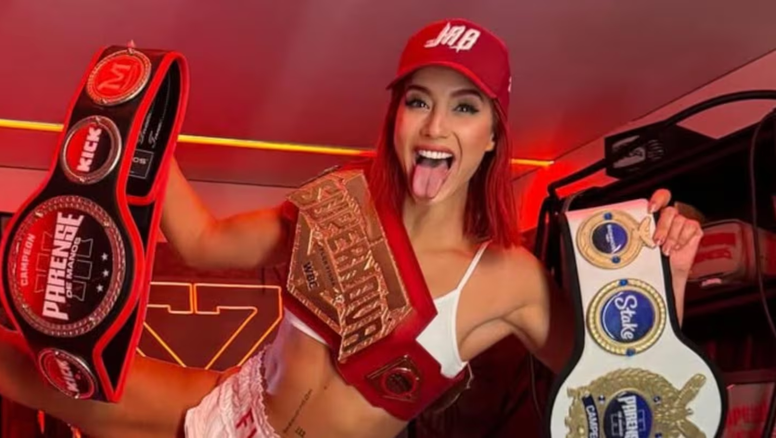 Flor Vigna ganó un título de boxeo y dijo que la ayudó a salir adelante: 