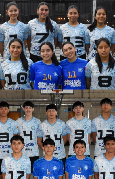Argentino Sub 16 de vóley: Jujuy definió a sus seleccionados