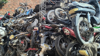 La Comisaría de Monterrico, desbordada por la cantidad de motos secuestradas