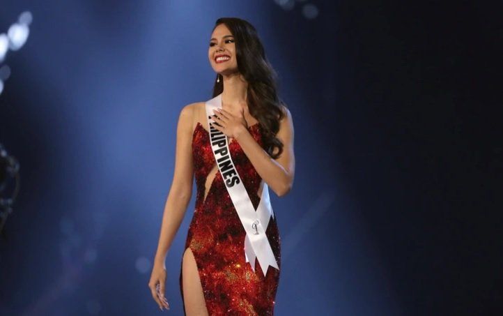 Catriona gray evening 2024 gown miss universe 2018