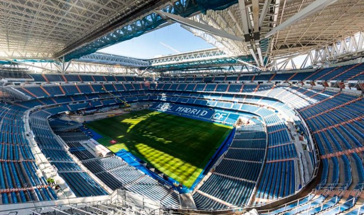 El Espectacular Aspecto Del Nuevo Bernabéu Con El Techo Cerrado