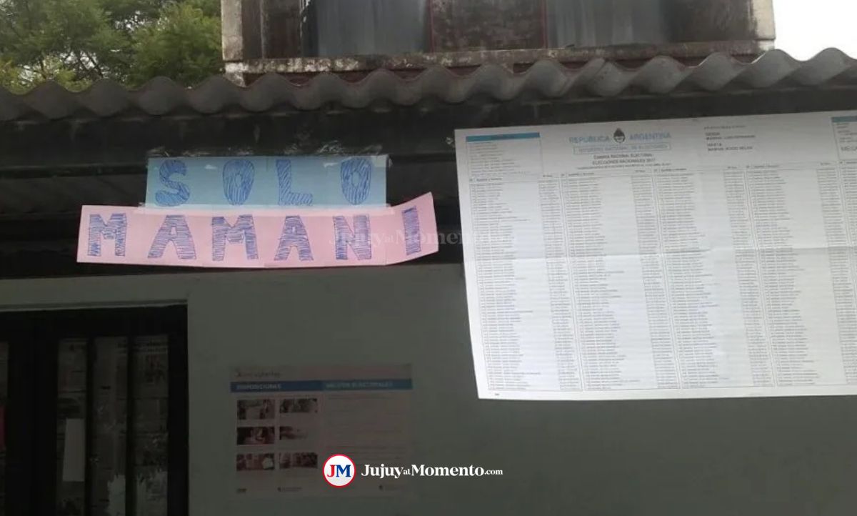 Foto archivo JujuyalMomento (Elecciones provinciales - Mesa solo Mamaní) 