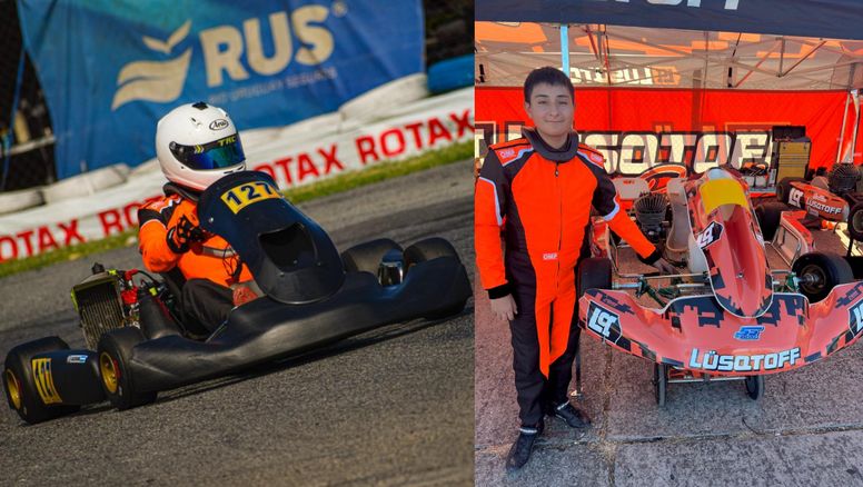 Felipe Balderrama, talento jujeño en la escena nacional del karting