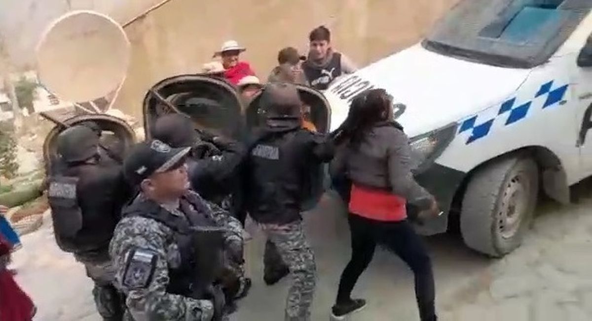 Represión en Caspalá: la Policía confirmó que hubo 4 detenidos