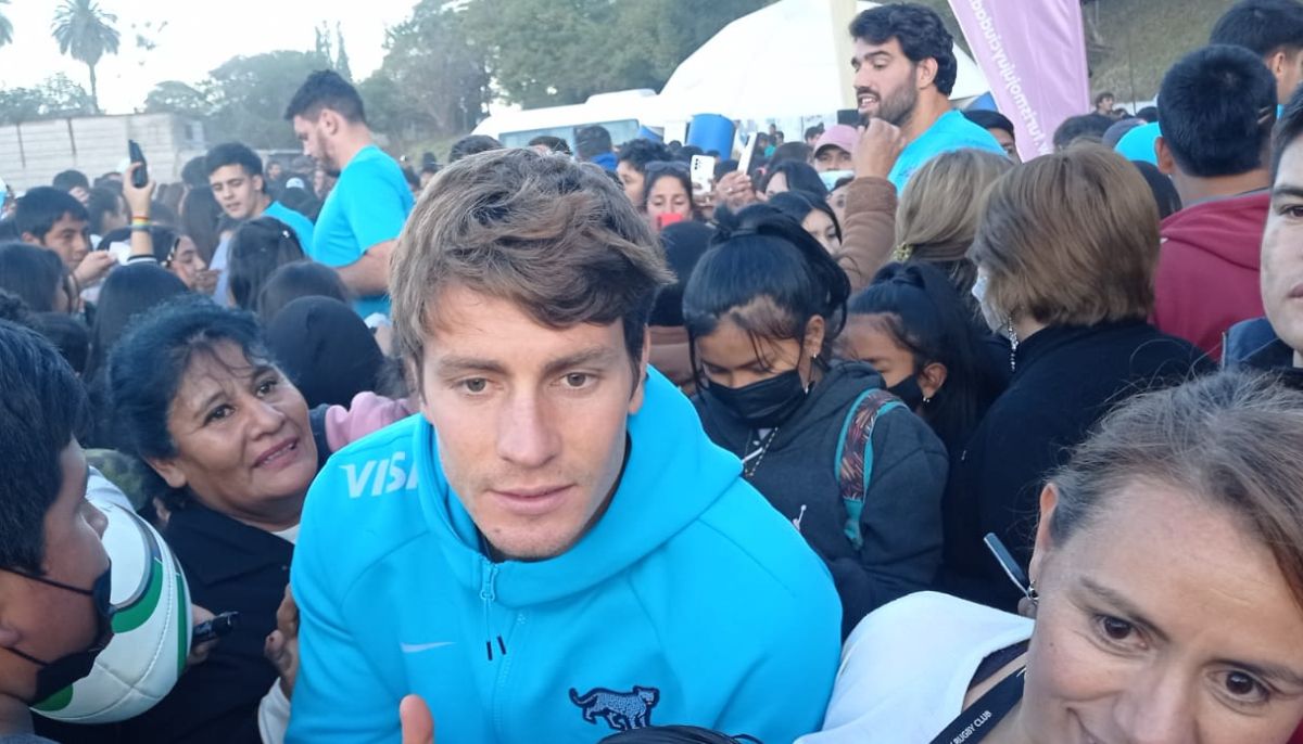 Semana Puma en Jujuy: Jugadores de la Selección coparon el Parque San Martín