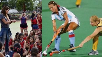 Magdalena Aicega llega a Palpalá en una jornada única de hockey