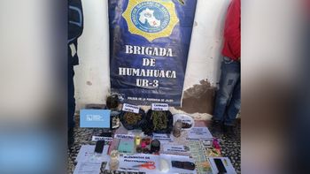 Allanamiento en Tilcara y secuestro de marihuana