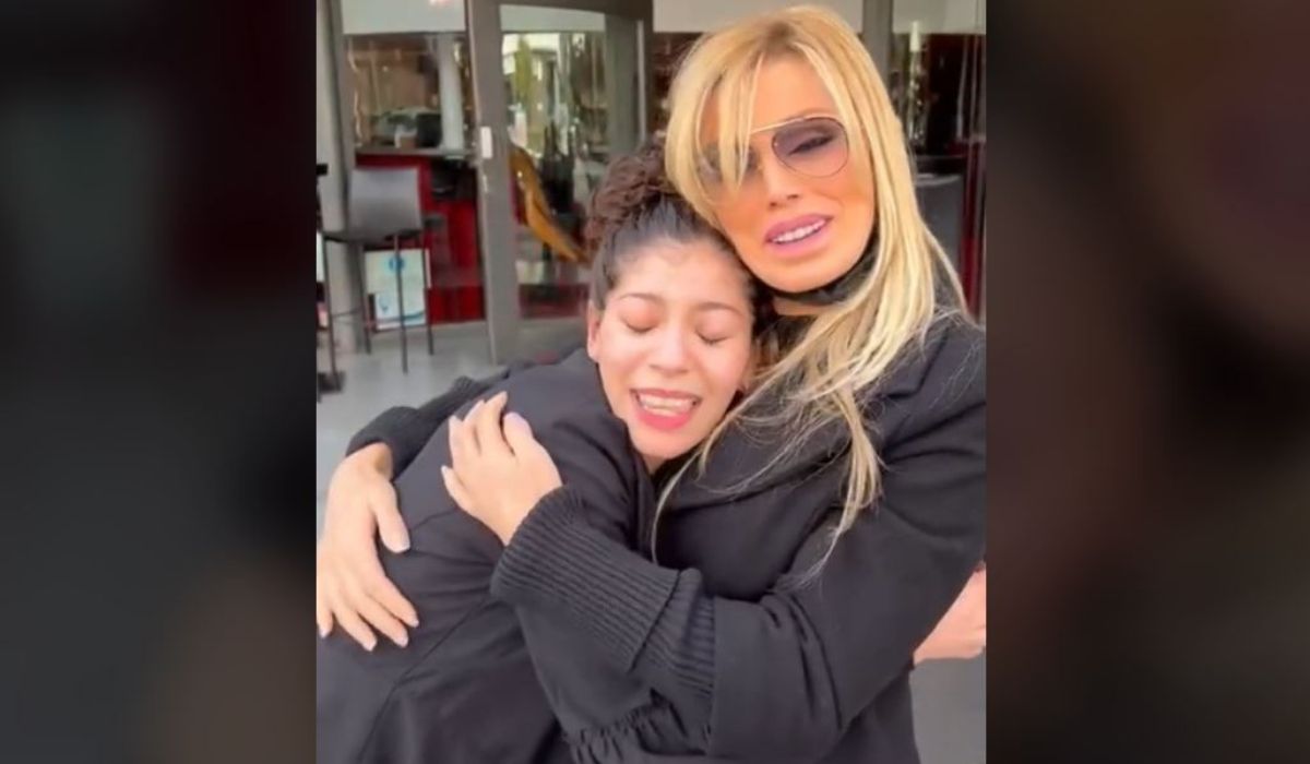 Se abrazaron y cantaron Cuchi cuchi: el encuentro entre Panam y una fan que  se volvió viral