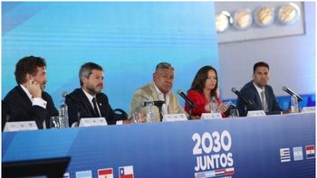 Se lanzó la candidatura de Argentina, Uruguay, Chile y Paraguay para el Mundial 2030