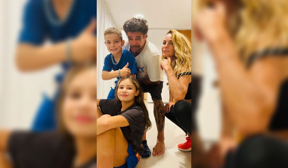 Juntos otra vez: el tierno video de Luciano Castro y Sabrina Rojas bailando  con sus hijos