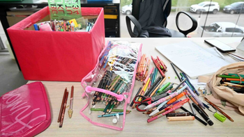 Se extiende todo el finde la campaña de donación de útiles escolares