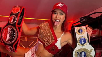 Flor Vigna ganó un título de boxeo y dijo que la ayudó a salir adelante: 