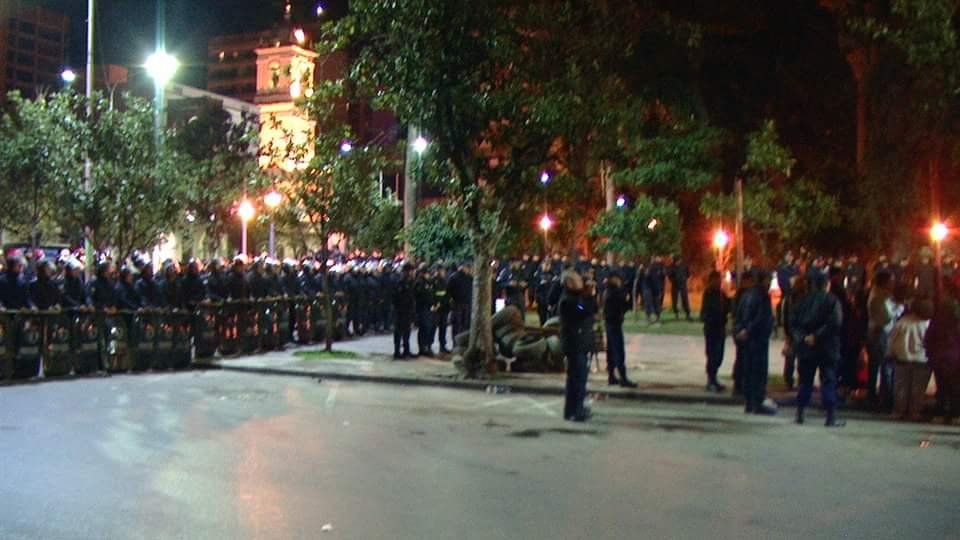 Más de mil policias para desalojar a la Corriente del Pueblo