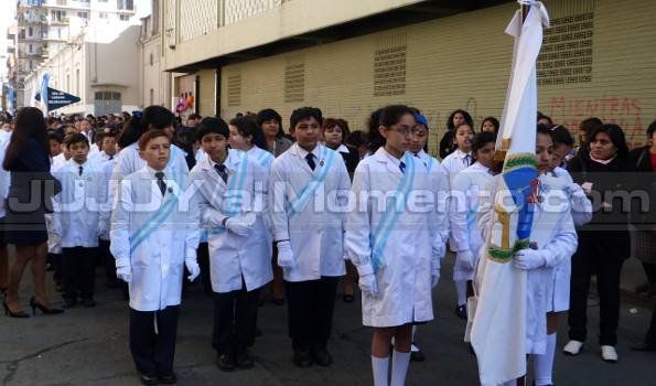 Se conmemoró el Día de la Bandera en Plaza Belgrano