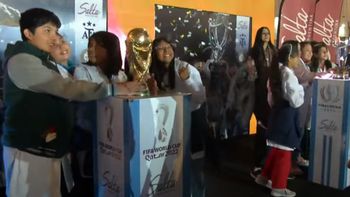 La Copa del Mundo ya se exhibe en Salta