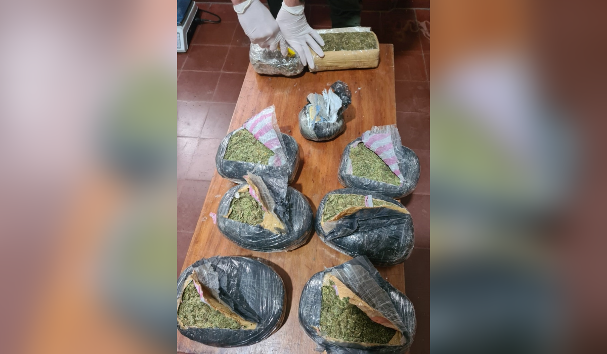 Encontraron marihuana y pasta base en encomiendas que salían de Jujuy