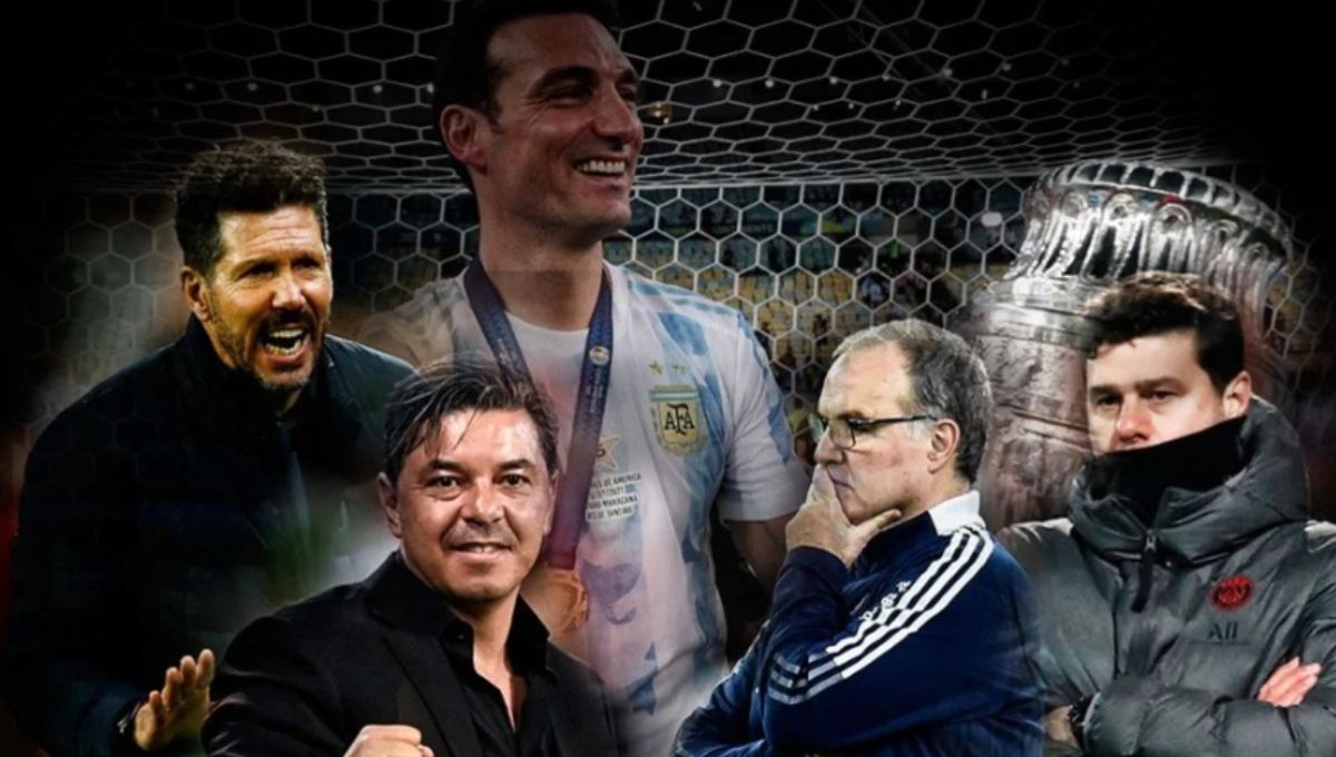 Mejores DT del mundo SImeone, Scaloni, Pochettino y Gallardo en el Top 50