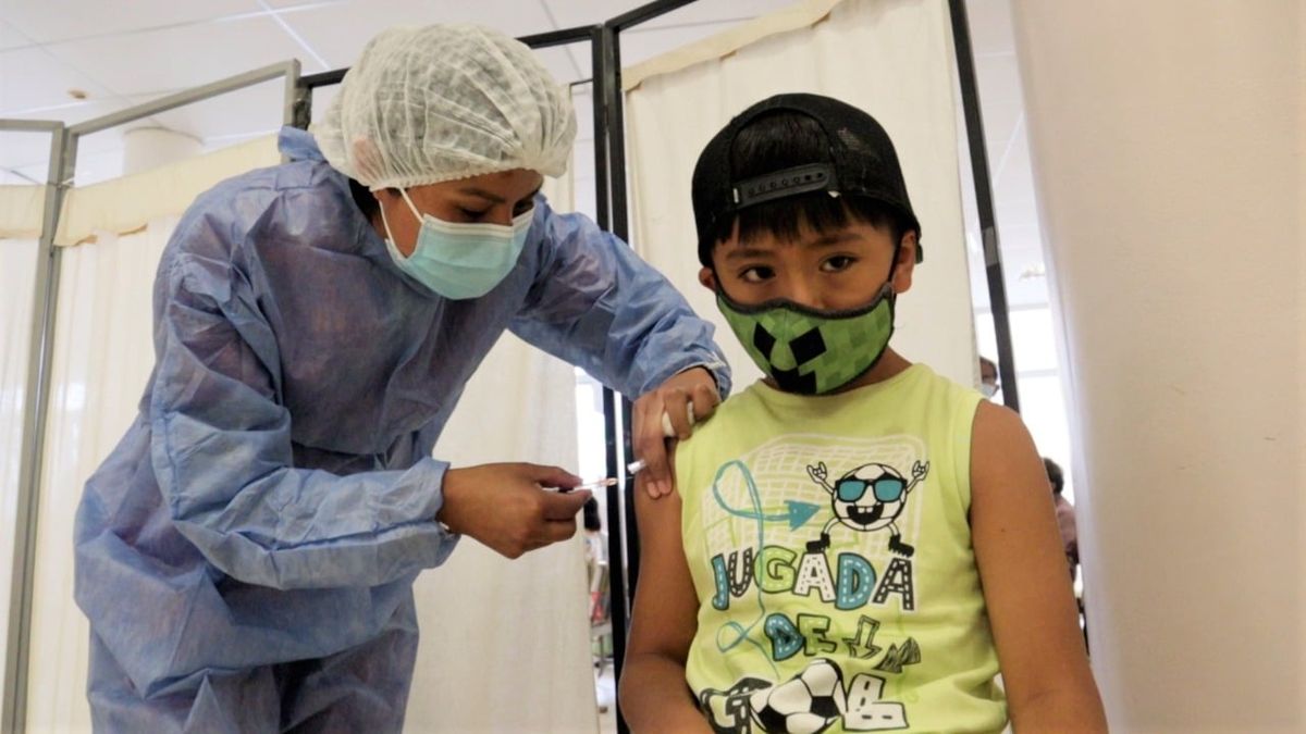 Todos los detalles de la vacunación a niños en Jujuy