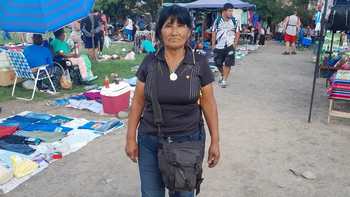 Detuvieron a la referente de los vendedores ambulantes: 