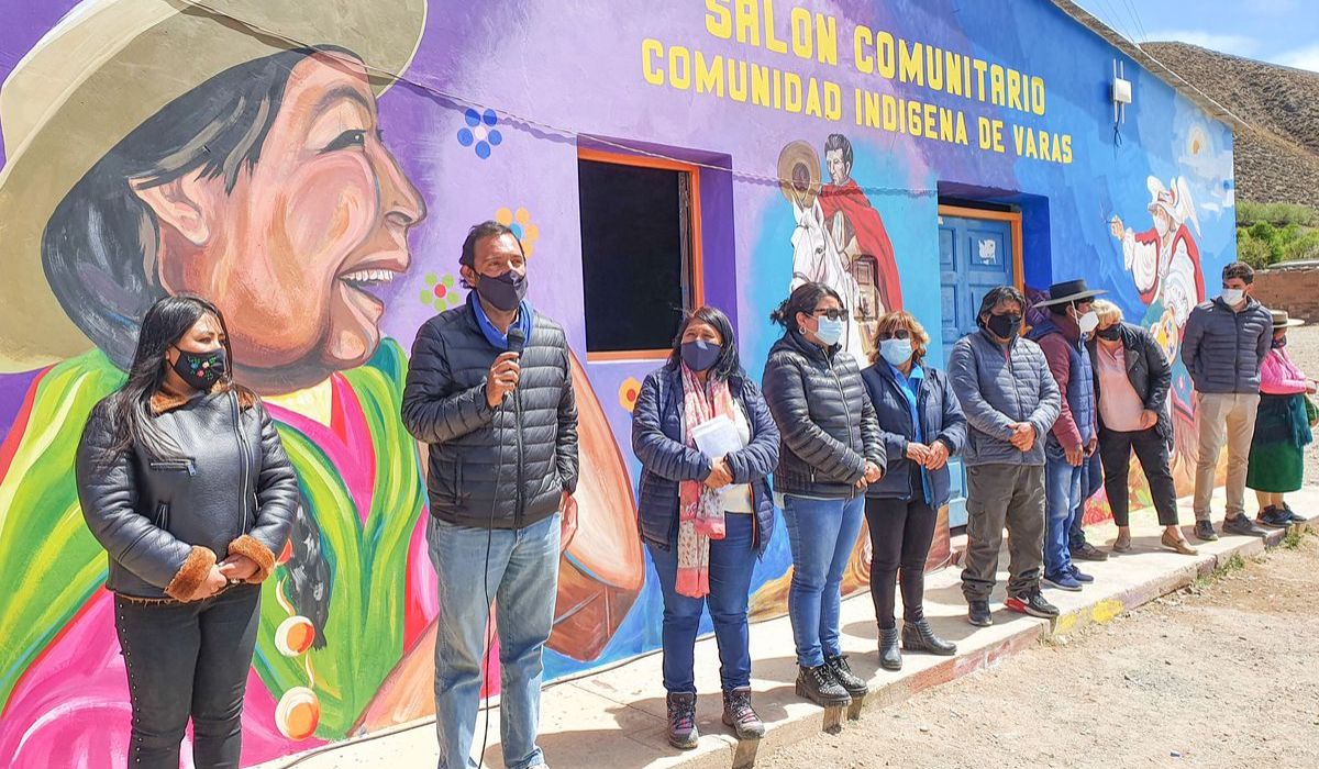 Inauguraron un corredor de murales en Humahuaca