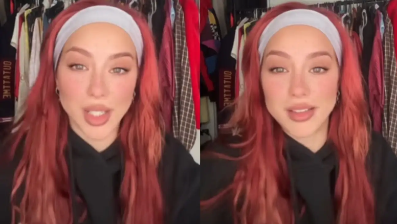 Flor Vigna tras el diagnóstico de un quiste en la cabeza que recibió: 