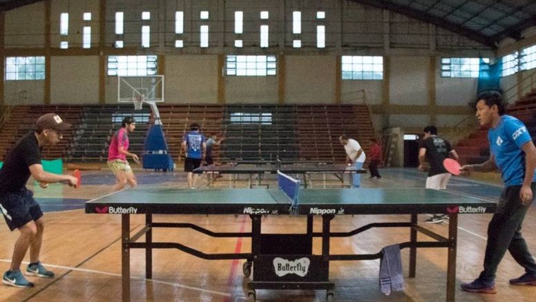 El Estadio Olímpico, sede del inicio del circuito provincial de Tenis de Mesa