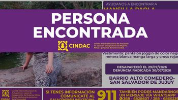Apareció sana y salva la mujer que era buscada en Alto Comedero