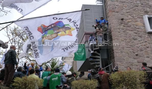 Trabajadores movilizaron en apoyo de los judiciales
