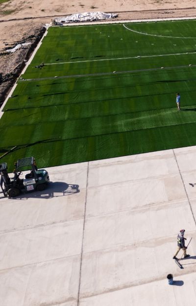 San Pedro suma una cancha de hockey con césped sintético de primer nivel
