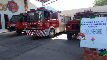Bomberos Voluntarios de Palpalá realizan una colecta para Reyes Magos