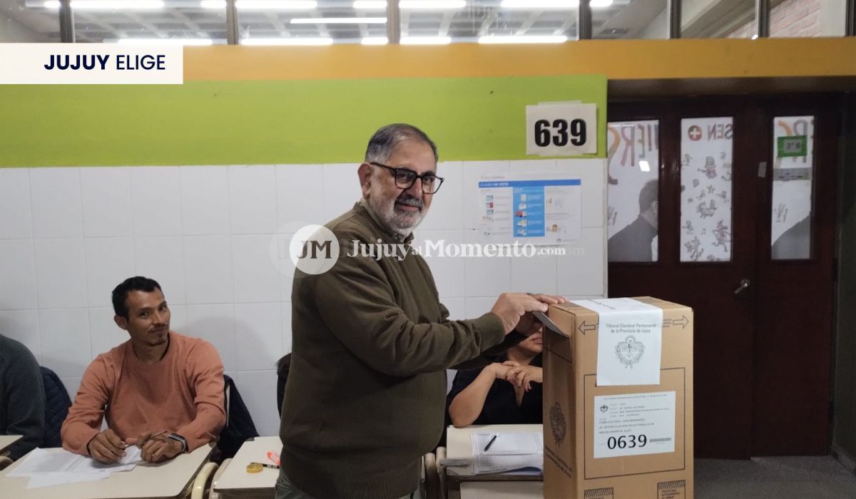 Raúl Jorge votó y habló de dejar la ciudad en condiciones