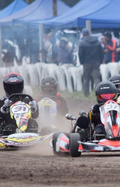 Ibañez, Chícharo, Busellato y Spahr festejaron en la 4º fecha del Karting tierrero