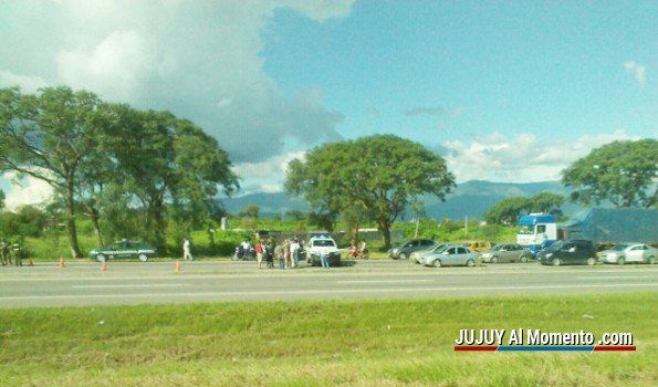 Accidente en autopista 66