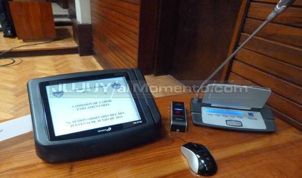 La Legislatura mostró su moderno sistema informático